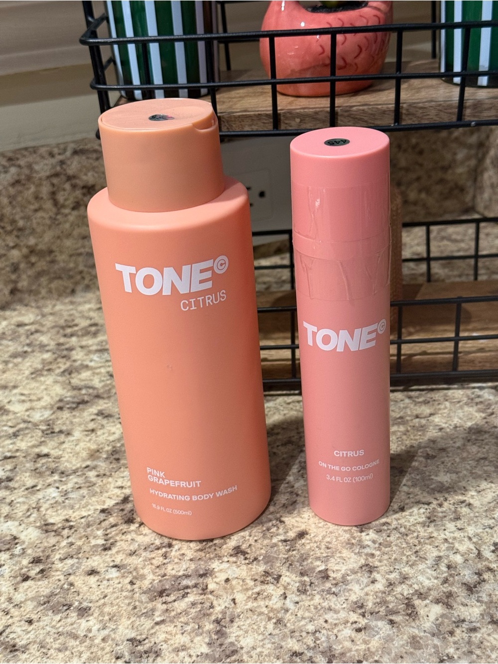 Tone Citrus Pink Grapefruit Hydrating Body Wash & Tone Citrus On-the-Go Spray